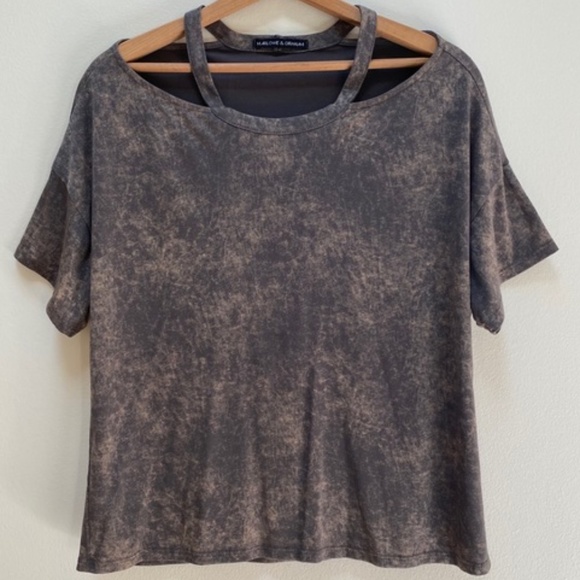 HARLOWE & GRAHAM Cutout Top X-Small - Picture 1 of 5
